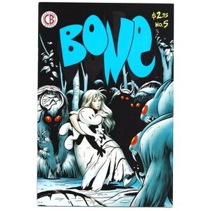 BONE #5 F, 2nd Print, Jeff Smith, Cartoon Books Comics 1992 Stock‎ Image